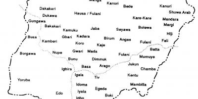 Desenhar o mapa da nigéria