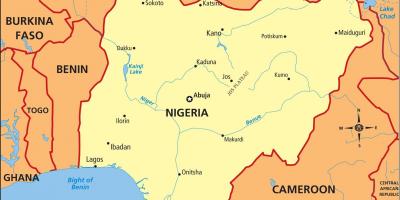 Mapa completo da nigéria