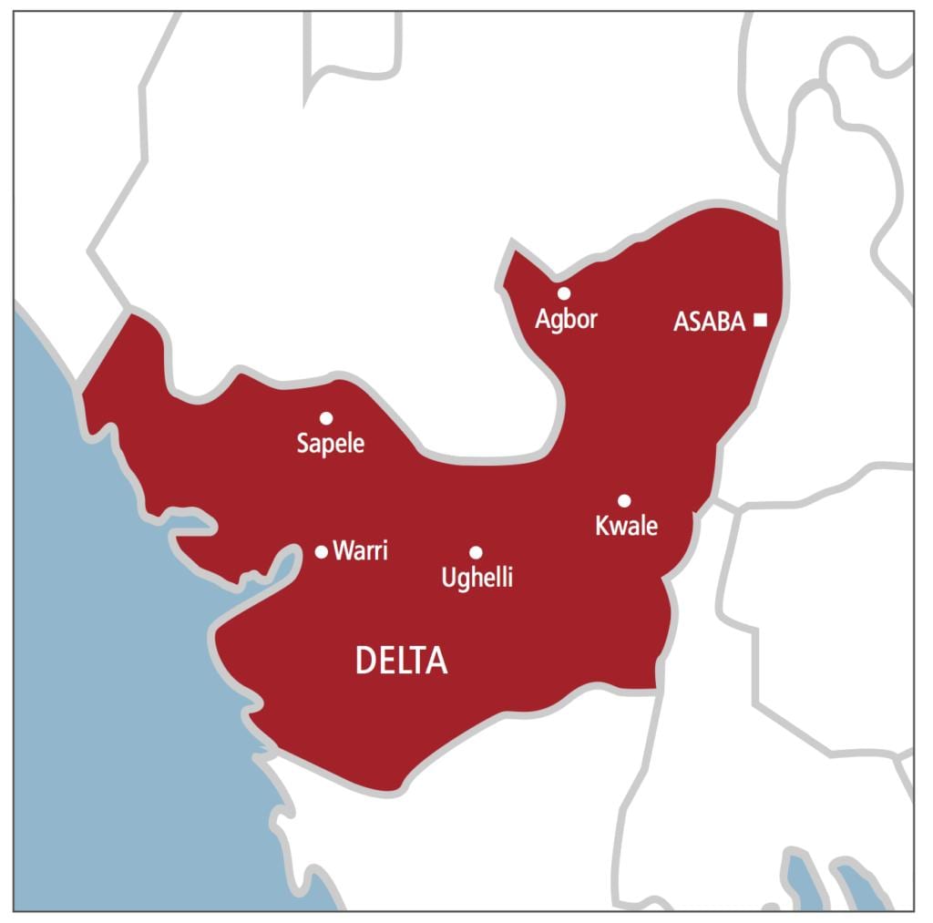 delta mapa da nigéria